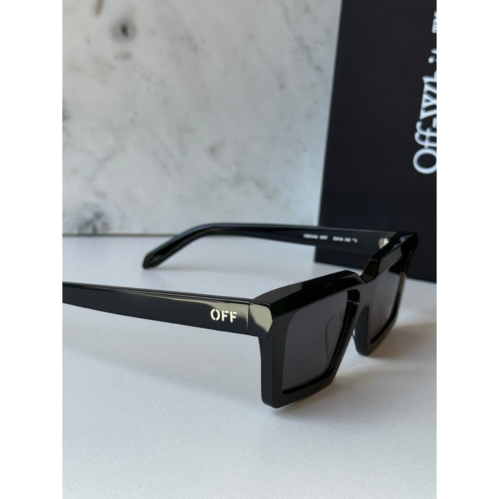NEW Off White Windsor Black Square Unisex Sunglasses - Picture 3 of 6